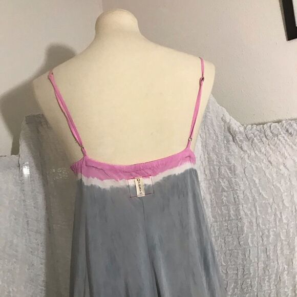 Gypsy 05  100% Silk Tie Dye Maxi Dress  Size XS - Picture 8 of 14